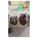 AWT342 Suiseki Stones On Carved Wood Bases (2)