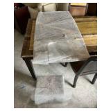 AWT372 Possibly A Marble Short Coffee Table