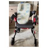 AWT375 - Medline Rollator Walker & Mini Ironing Board 