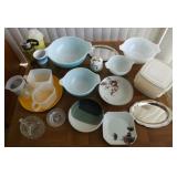 KSCANE007 Vintage Pyrex - Amish Butterprint, Rooster & More