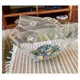LLS011 - Mid Century Blenko Style Glass Fish LLS011 - Mid Century Blenko Style Glass Fish