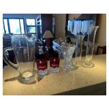 LLS055 Vases, World’s Fair Mini Mugs, Glass Pitcher LLS055 Vases, World’s Fair Mini Mugs, Glass Pitcher