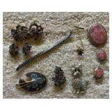LLS097 JB Champion Watch Band, Sarah Coventry Pins + Other Pins, Vintage Tie Tack  LLS097 JB Champion Watch Band, Sarah Coventry Pins + Other Pins, Vintage Tie Tack