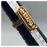 LLS151-14k Gold Egyptian Hieroglyph Ring LLS151-14k Gold Egyptian Hieroglyph Ring