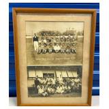 HHC162 - Framed 1937 Photographs - Dole Plantation Employees, Maui 1937 & Haiku Senior Soccer Team HHC162 - Framed 1937 Photographs - Dole Plantation Employees, Maui 1937 & Haiku Senior Soccer Team