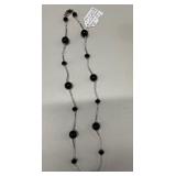 HHC405 - Myrna Lee Chang Black Onyx Necklace  HHC405 - Myrna Lee Chang Black Onyx Necklace