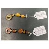 HHC443 Myrna Lee Chang 2 Vintage Circle Of Life Pendants HHC443 Myrna Lee Chang 2 Vintage Circle Of Life Pendants