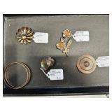 HHC448 Myrna Lee Chang Sterling, Copper Jewelry, Shell And Bracelet Lot HHC448 Myrna Lee Chang Sterling, Copper Jewelry, Shell And Bracelet Lot