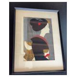 KFA003-Frame Japanese modern color woodblock print, by Kiyoshi Saito KFA003-Frame Japanese modern color woodblock print, by Kiyoshi Saito
