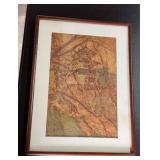 KFA011-Framed woodblock print of Hirosaki Castle by Hiroshi Yoshida KFA011-Framed woodblock print of Hirosaki Castle by Hiroshi Yoshida
