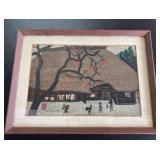 KFA022-Original Japanese woodblock print “Persimmon Tree in Aizu” by Kiyoshi Saito KFA022-Original Japanese woodblock print “Persimmon Tree in Aizu” by Kiyoshi Saito