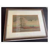 KFA026-Japanese woodblock print “Lake Shinji in the Rain” by Hasui Kawase KFA026-Japanese woodblock print “Lake Shinji in the Rain” by Hasui Kawase