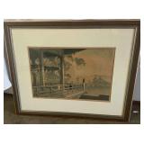 KFA027 - “Temple Landing” Kawase Hasui, Japanese Woodblock Print KFA027 - “Temple Landing” Kawase Hasui, Japanese Woodblock Print