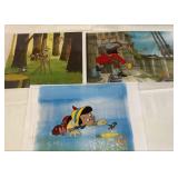 KFA034 - Limited Edition Bambi, Pinocchio, Captain Hook and Peter Pan Walt Disney Serigraphs KFA034 - Limited Edition Bambi, Pinocchio, Captain Hook and Peter Pan Walt Disney Serigraphs