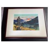KFA037-Japanese woodblock print “Morning at Kanbayashi” by Ito Shinsui KFA037-Japanese woodblock print “Morning at Kanbayashi” by Ito Shinsui