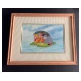 KFA047-Vintage Disney Winnie the Pooh 100 Acre Wood Picture Frame KFA047-Vintage Disney Winnie the Pooh 100 Acre Wood Picture Frame
