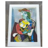 KFA060-Giclée print titled "Portrait of Marie-Therese Walter" by Pablo Picasso KFA060-Giclée print titled "Portrait of Marie-Therese Walter" by Pablo Picasso