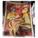 KFA063 - Two Lithograph By Alexandra Nechita. KFA063 - Two Lithograph By Alexandra Nechita.