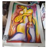 KFA070 - Two Lithograph By Alexandra Nechita KFA070 - Two Lithograph By Alexandra Nechita