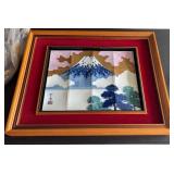 KFA071-Japanese tile art of Mount Fuji KFA071-Japanese tile art of Mount Fuji