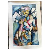 KFA076- “My Torch Shall Guide Me” Lithograph By Alexandra Nechita KFA076- “My Torch Shall Guide Me” Lithograph By Alexandra Nechita