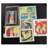 KFA092-Japanese woodblock prints by Ikeda Shuzo, 6 set KFA092-Japanese woodblock prints by Ikeda Shuzo, 6 set