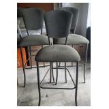 KFA149 - Set Of Three Green Bar Chairs KFA149 - Set Of Three Green Bar Chairs