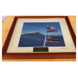 KKT014-Framed photograph commemorating AFCEA Hawaii Officer Lt Col. Jack Murphy, USAF (Ret.) KKT014-Framed photograph commemorating AFCEA Hawaii Officer Lt Col. Jack Murphy, USAF (Ret.)