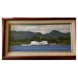 KKT029 - Gary Reed Limited Edition Signed “Arizona Memorial” Giclée on Canvas KKT029 - Gary Reed Limited Edition Signed “Arizona Memorial” Giclée on Canvas