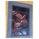 KKT096 - Collectible Vintage Science Fiction Limited Edition Print, Edition 30/700 with Autograph KKT096 - Collectible Vintage Science Fiction Limited Edition Print, Edition 30/700 with Autograph