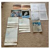KKT121- Vintage NASA Papers, Maps, And More NASA Ephemera KKT121- Vintage NASA Papers, Maps, And More NASA Ephemera