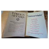 KKT128 Foreign Affairs & The American Scholar Magazines KKT128 Foreign Affairs & The American Scholar Magazines