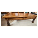 KKT254 - Carved Wooden Coffee Table  KKT254 - Carved Wooden Coffee Table