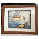 KKT288 - Beautiful Framed Turtle Print KKT288 - Beautiful Framed Turtle Print