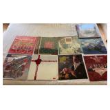 KKT324 - Nine Vintage Christmas Vinyl Record Albums KKT324 - Nine Vintage Christmas Vinyl Record Albums