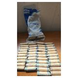 KKT339 - Forty-Two Rolls of Unsearched Nickels Includes Extra Wrappers KKT339 - Forty-Two Rolls of Unsearched Nickels Includes Extra Wrappers