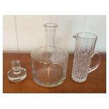KKT406 - Two Glass Pitchers KKT406 - Two Glass Pitchers