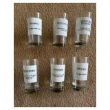 KKT445 - Set Of 6 Glasses With Quirky Phrases KKT445 - Set Of 6 Glasses With Quirky Phrases