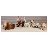 MMM079 Vintage Ceramic Animal Shaped Planters