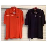 MMM085 Two Men’s Oregon Beavers & Caesars Polo Style/Golf Shirts XL New