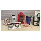 MMM088 Starbucks Mugs, Glass Cup & Ornaments