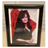 MMM130 Framed Bonnie Raitt Autographed 8” X 10” Photograph 