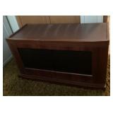 MMM136 Brown Pressed Wood TV Media Stand