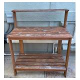 MMM151 Wooden Potting Bench For Gardening