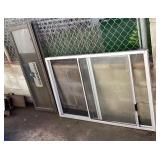 MMM180 Two Aluminum Framed Windows