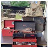 MMM231 Mystery Lot Of Metal Toolboxes, Ammo Boxes & More!