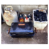 MMM183 Grill, Charcoal, Propane Tank & More!