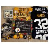 AAE025 - Pittsburgh Steelers Super Fan Memorabilia! Includes Jersey, Terrible Towels & More AAE025 - Pittsburgh Steelers Super Fan Memorabilia! Includes Jersey, Terrible Towels & More