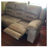 AAE055- Leather Like Recliner Couch AAE055- Leather Like Recliner Couch