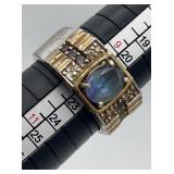 AAE113-Sterling Silver Sapphire Ring AAE113-Sterling Silver Sapphire Ring